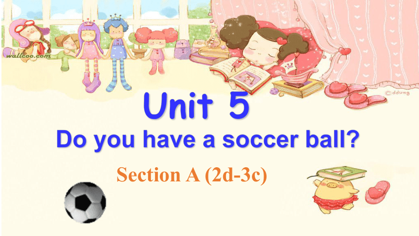 人教新目标Go For It!  七年级上册  Unit 5 Do you have a soccer ball？  Section A  (2d-3c) (共22张PPT，内嵌音频)