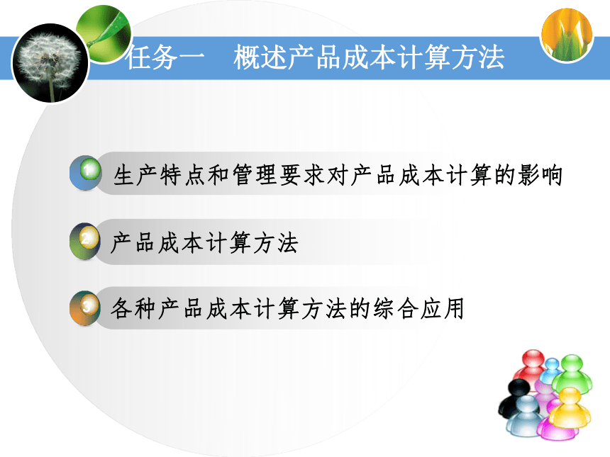 4.1概述产品成本计算方法 课件(共26张PPT)《成本业务核算》（中国财政经济出版社）