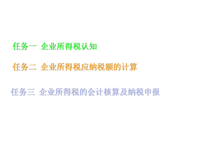 项目八 企业所得税的核算 课件(共33张PPT)-《企业纳税会计》同步教学（大连理工大学出版社）