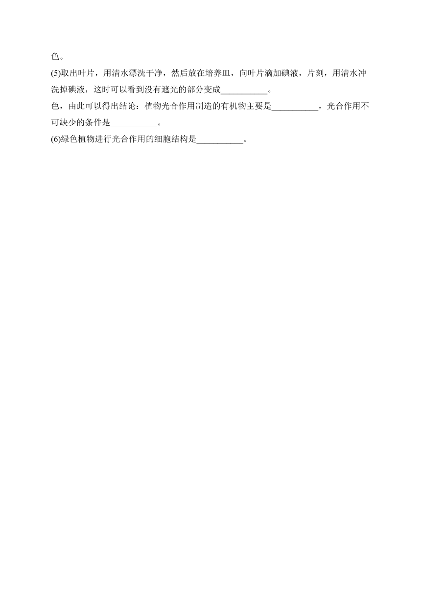 山西省大同市平城区两校联考2023-2024学年七年级上学期12月月考生物试卷(含答案)