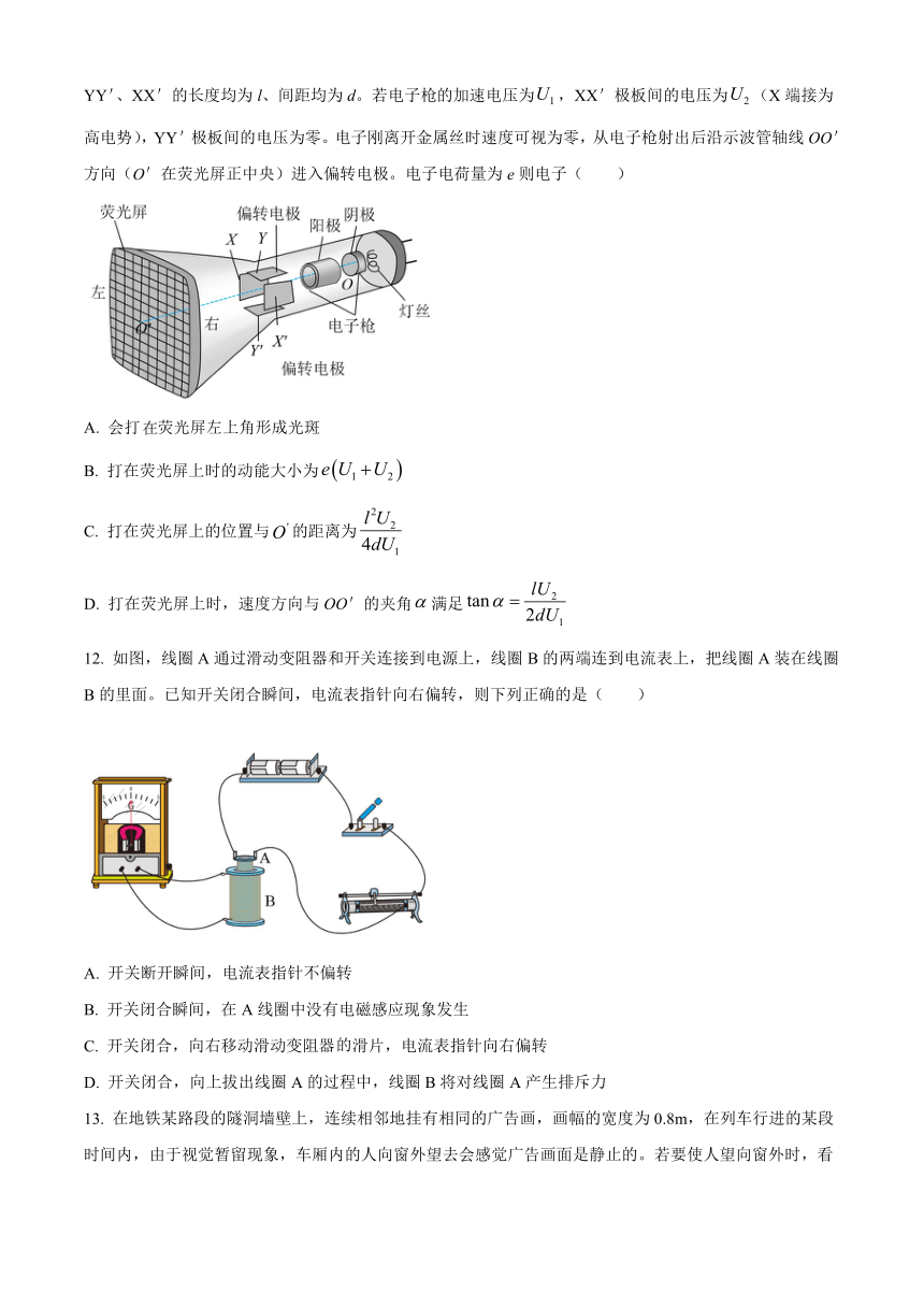 北京市东城区2023-2024学年高三上学期期末考试 物理 （解析版）