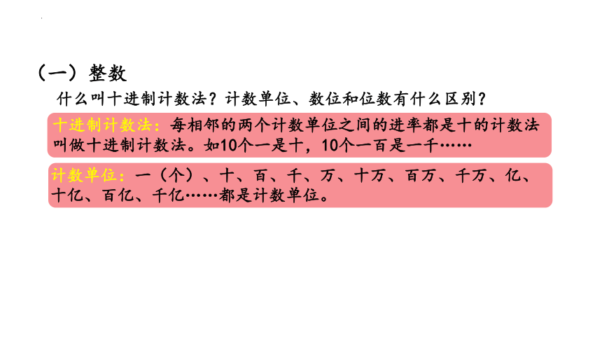 六年级下册数学人教版6.1.1 数的认识（课件）（共25张PPT）