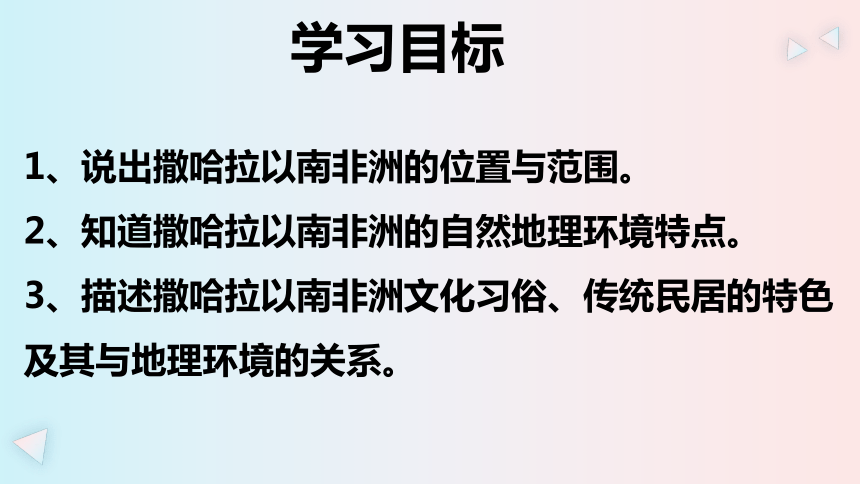 第八章 东半球其他的地区和国家 第三节 撒哈拉以南非洲 第1课时 课件