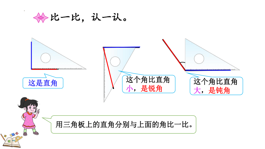 二年级下册数学北师大版6.3 认识直角（课件）(共22张PPT)