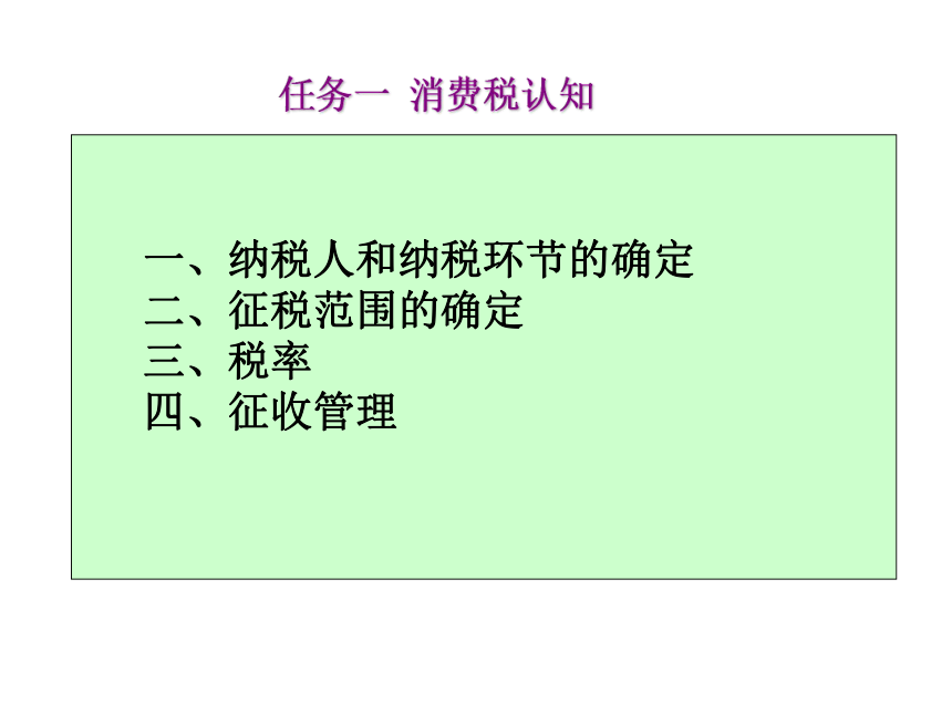 项目三 消费税的核算 课件(共35张PPT)《企业纳税会计》同步教学（大连理工大学出版社）