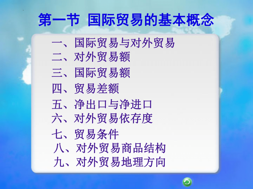 第一章　国际贸易概述 课件(共23张PPT)- 《国际贸易基础知识》同步教学（东北财经大学出版社）