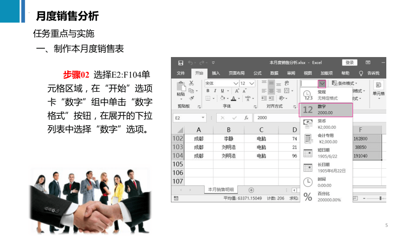 5.2月度销售分析 课件(共26张PPT)《商务数据分析与应用》（上海交通大学出版社）