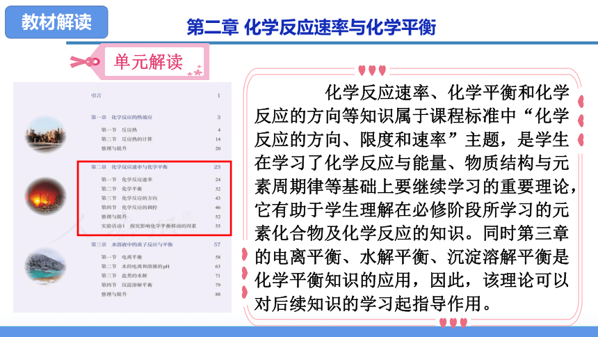 第二章化学反应速率与化学平衡（单元解读课件）(共31张PPT)高二化学（人教版2019选择性必修1）