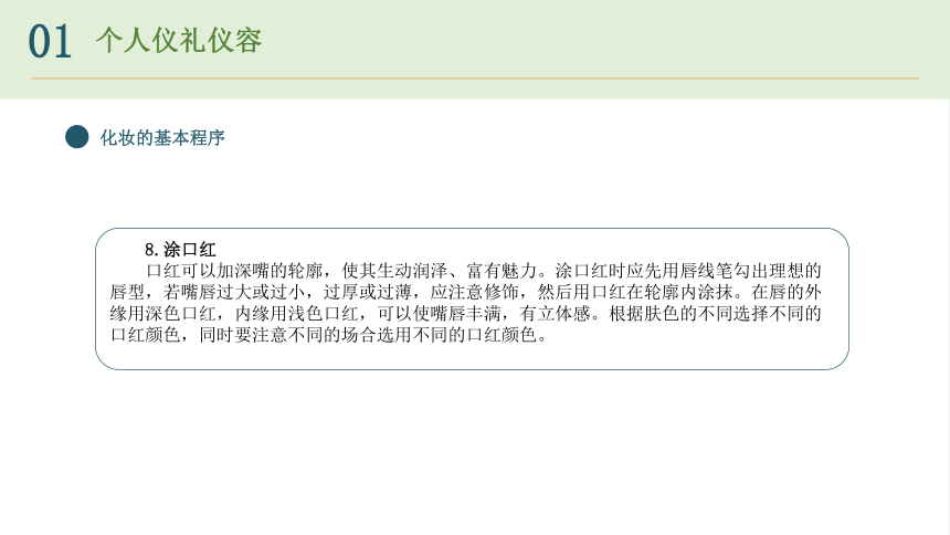 第二章 商务个人礼仪 课件(共65张PPT)-《现代商务礼仪》同步教学（电子工业版）