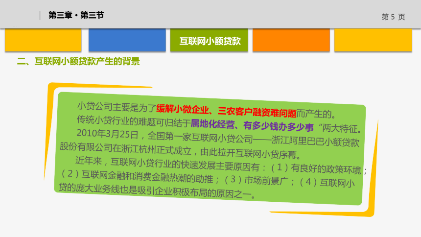 3.3互联网小额贷款 课件(共23张PPT)-《互联网金融》（上海交通大学出版社）