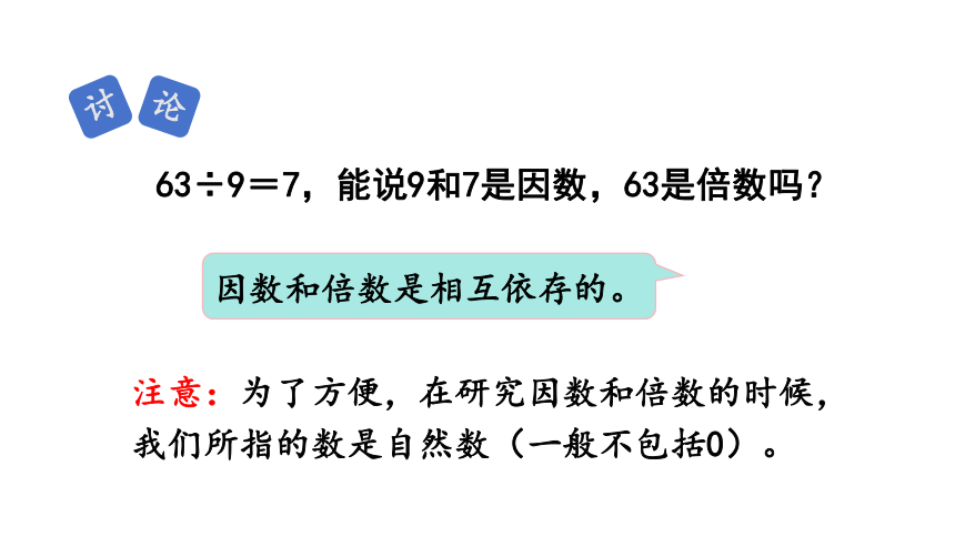 2024（大单元教学）人教版数学五年级下册2.1  因数和倍数的认识（1）课件（21张PPT)