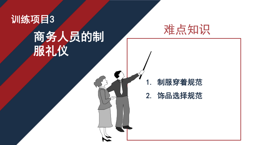 2.3商务人员制服礼仪 课件(共15张PPT)-《商务礼仪》同步教学（电子工业版）