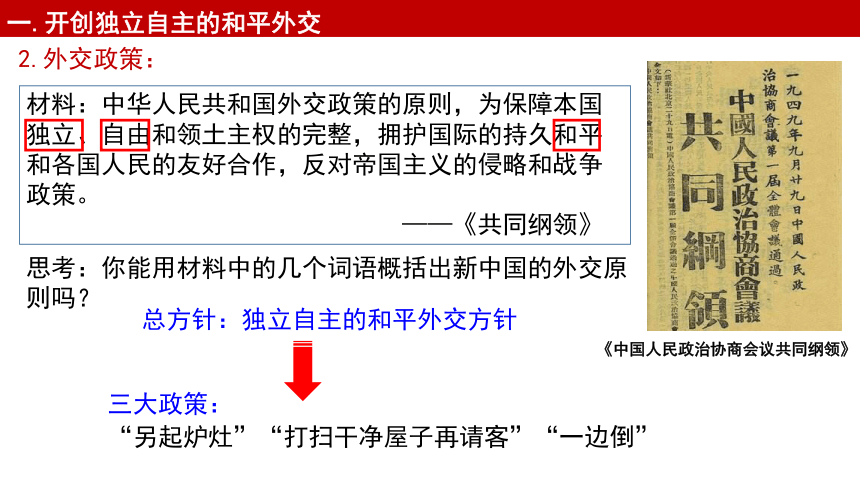 选择性必修1第14课  当代中国的外交 课件(共23张PPT含内嵌视频)