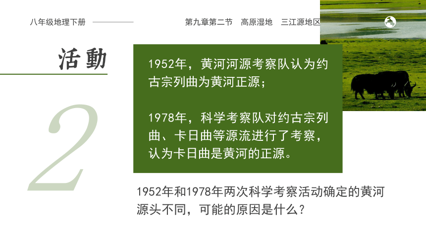 第九章第二节 高原湿地——三江源地区 课件