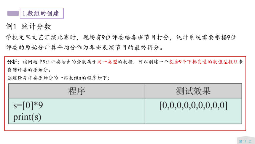 2.1  数组的概念、特性、基本操作   课件(共43张PPT)  2023—2024学年浙教版（2019）高中信息技术选修1