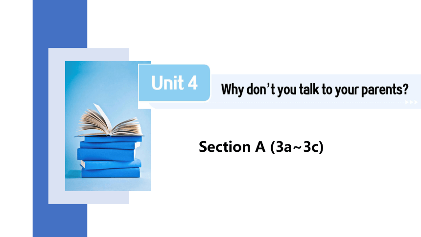 Unit 4 Why don’t you talk to your parents? Section A (3a~3c)课件+学案 (共23张 ...