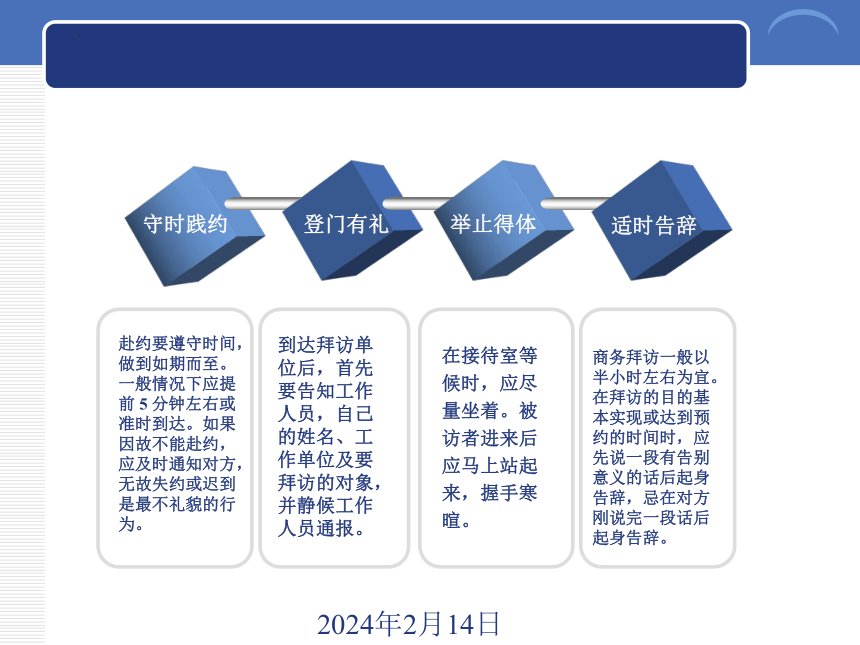 4.2拜访礼仪 课件(共26张PPT)-《商务礼仪》同步教学（西南财经大学出版社）