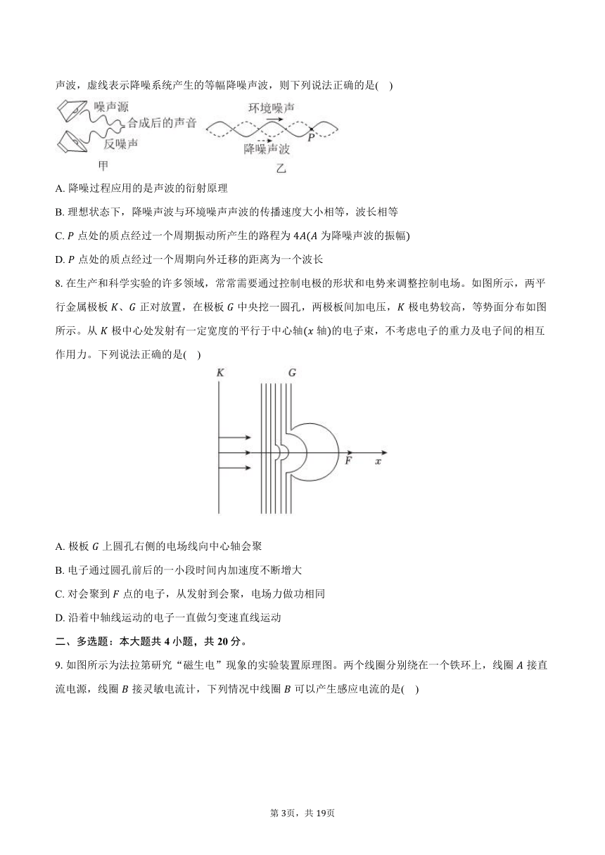 2023-2024学年广东省深圳市福田区红岭中学高二（上）期末物理试卷（含解析）