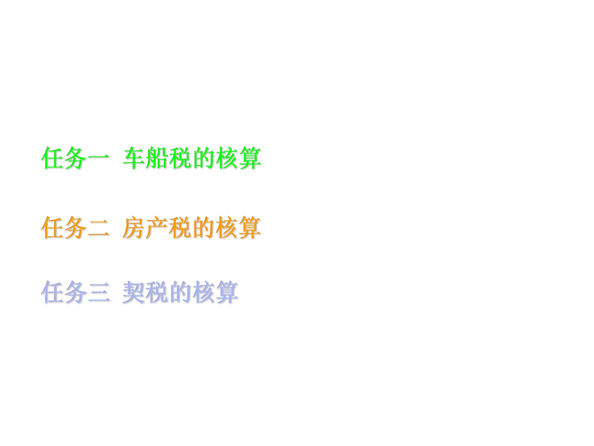 项目六 财产税的核算 课件(共22张PPT)-《企业纳税会计》同步教学（大连理工大学出版社）