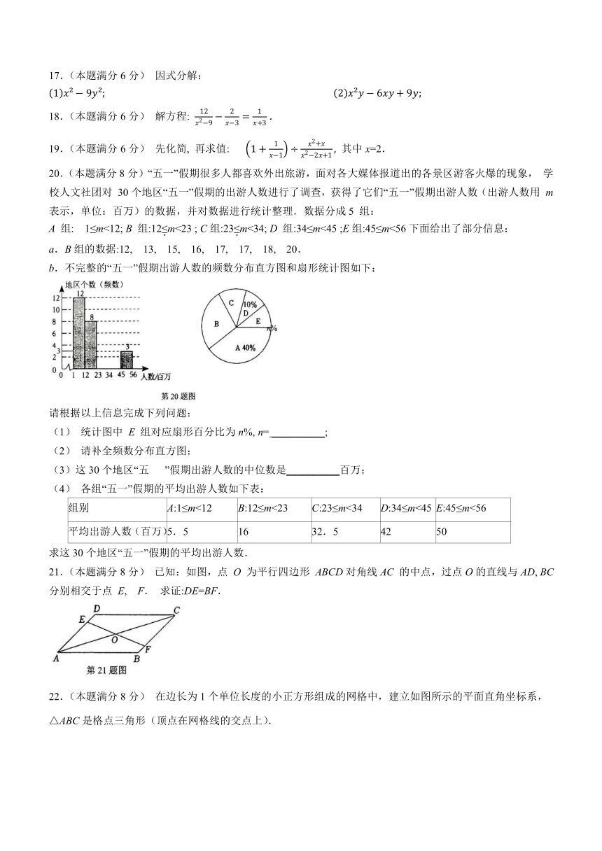 山东省济南市钢城区2023-2024学年八年级上学期期末数学试题(含答案)