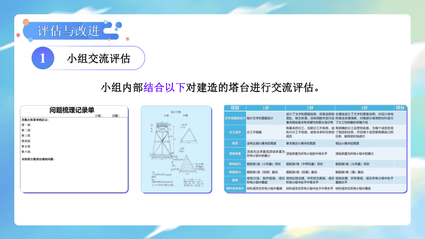 【新课标】1.7 评估改进塔台模型 课件（19张PPT）