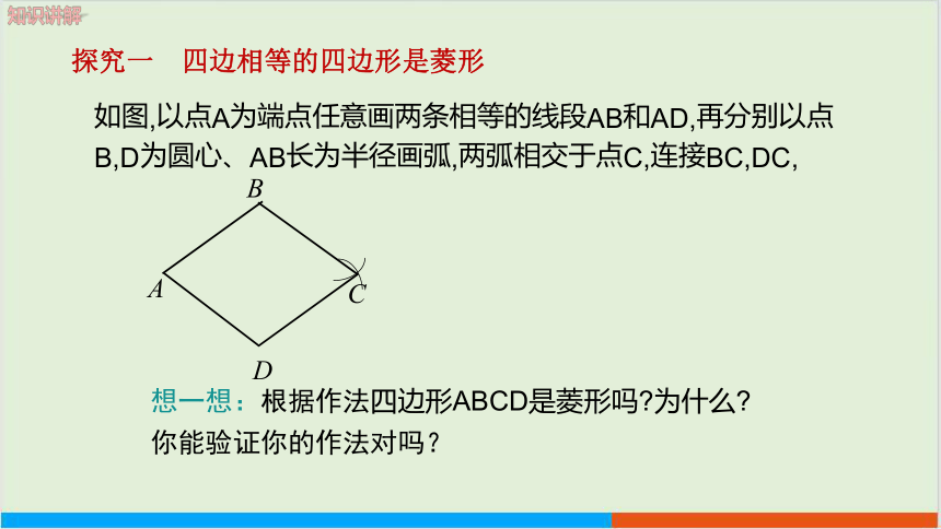 19.3矩形、菱形、正方形（第4课时菱形的判定） 教学课件 沪科版初中数学八年级（下）