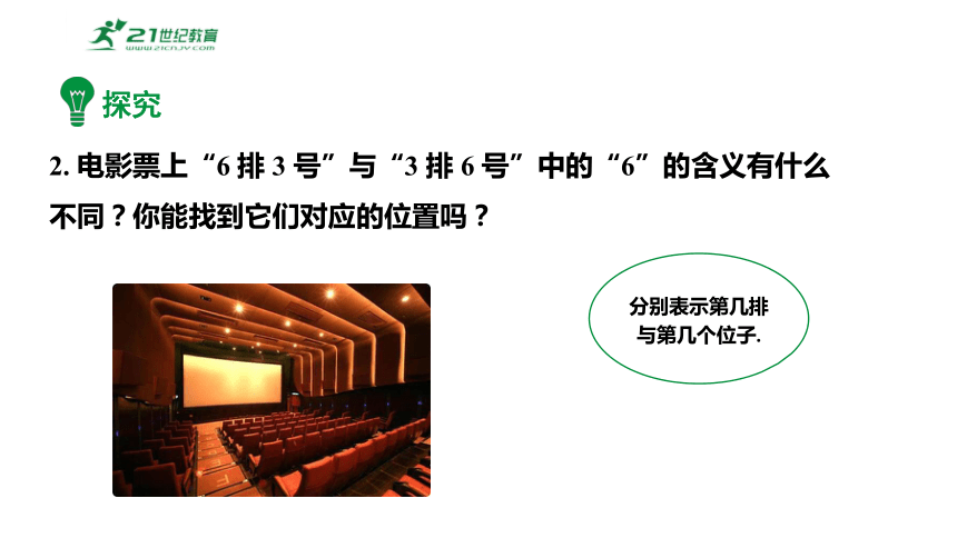 7.1.1有序数对 课件2023-2024学年度人教版数学七年级下册(共22张PPT)