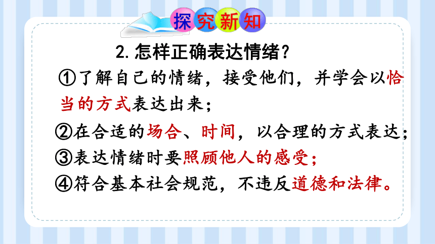 心理健康四年级上册辽大版第九课 我是情绪的小主人 课件(共36张PPT)