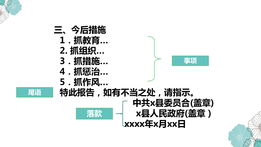 第三节 报告 请示 批复 课件(共50张PPT）《应用文写作基础》高教版（第三版）同步教学