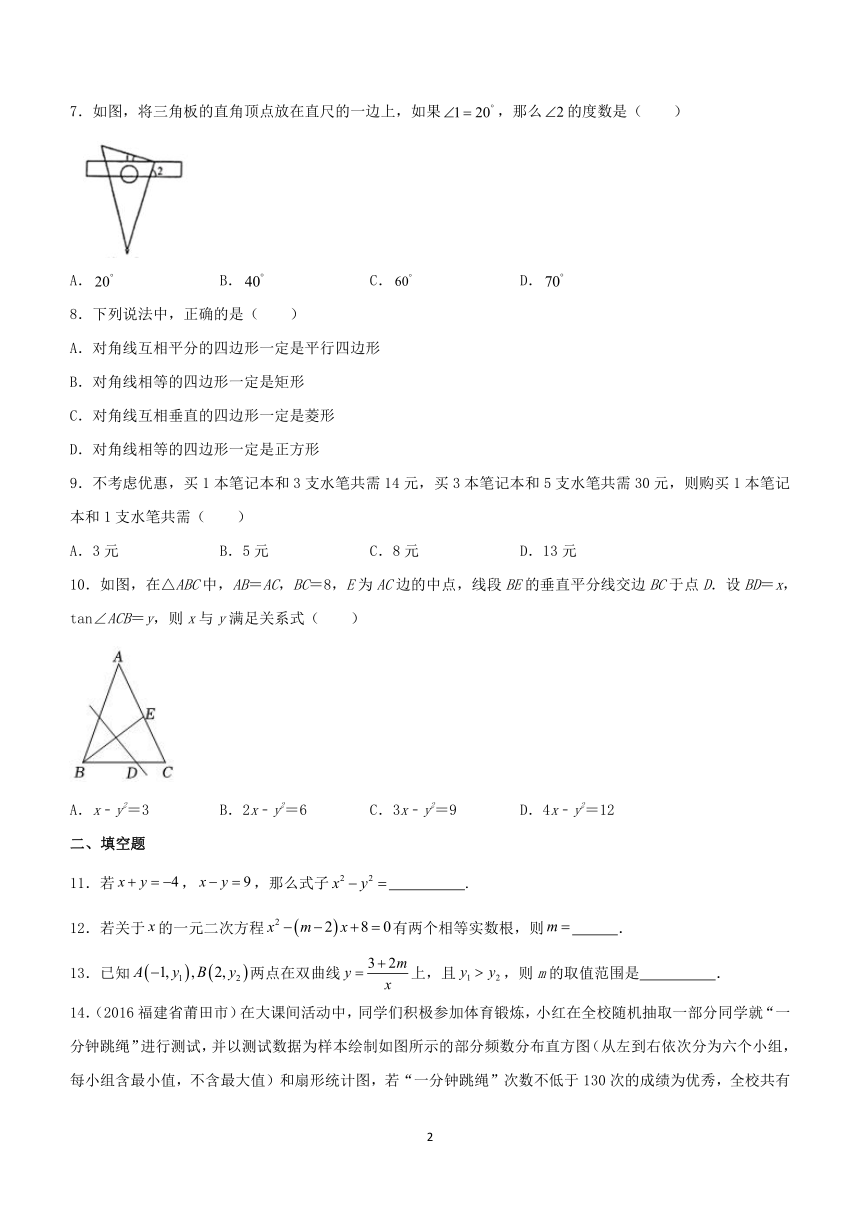 2024年广东省深圳市中考数学高频易错题精选练习（一）（含解析）