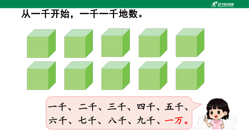 人教版二下第七单元第4课时  10000以内数的认识 课件