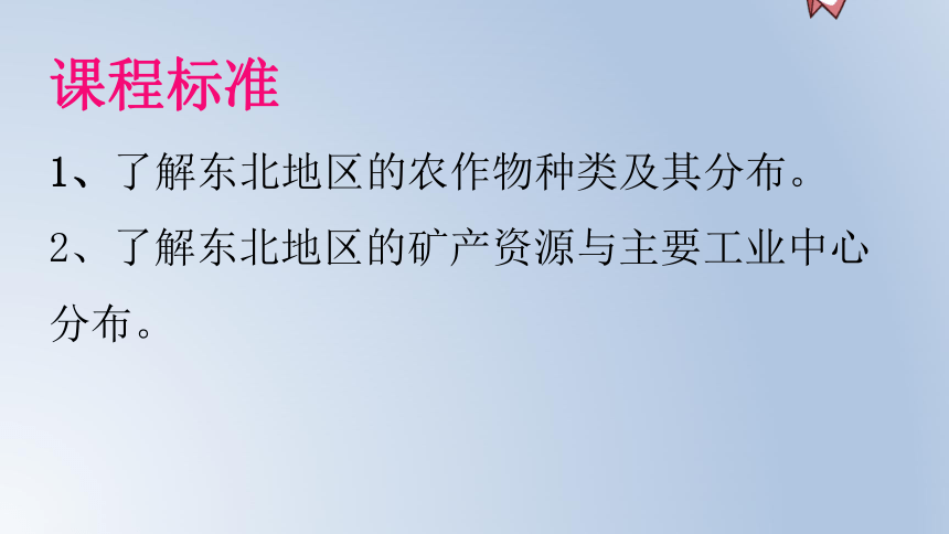 第六章第三节 东北地区的产业分布 课件( 24张PPT)  湘教版八年级地理下册