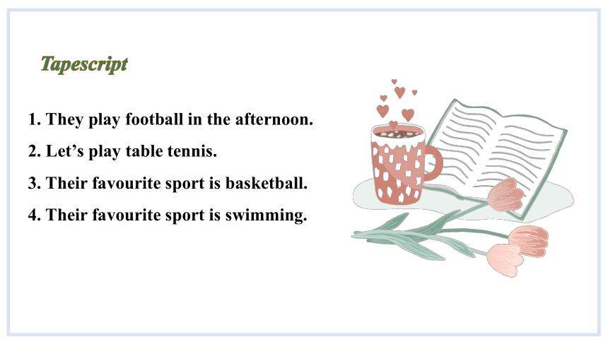 Starter Module 4 My everyday life Unit 3 What's your favourite sport?课件(共30张PPT)