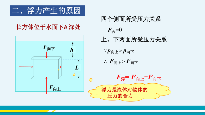 第九章浮力与升力第1节认识浮力  教学课件 --粤沪版初中物理八年级下