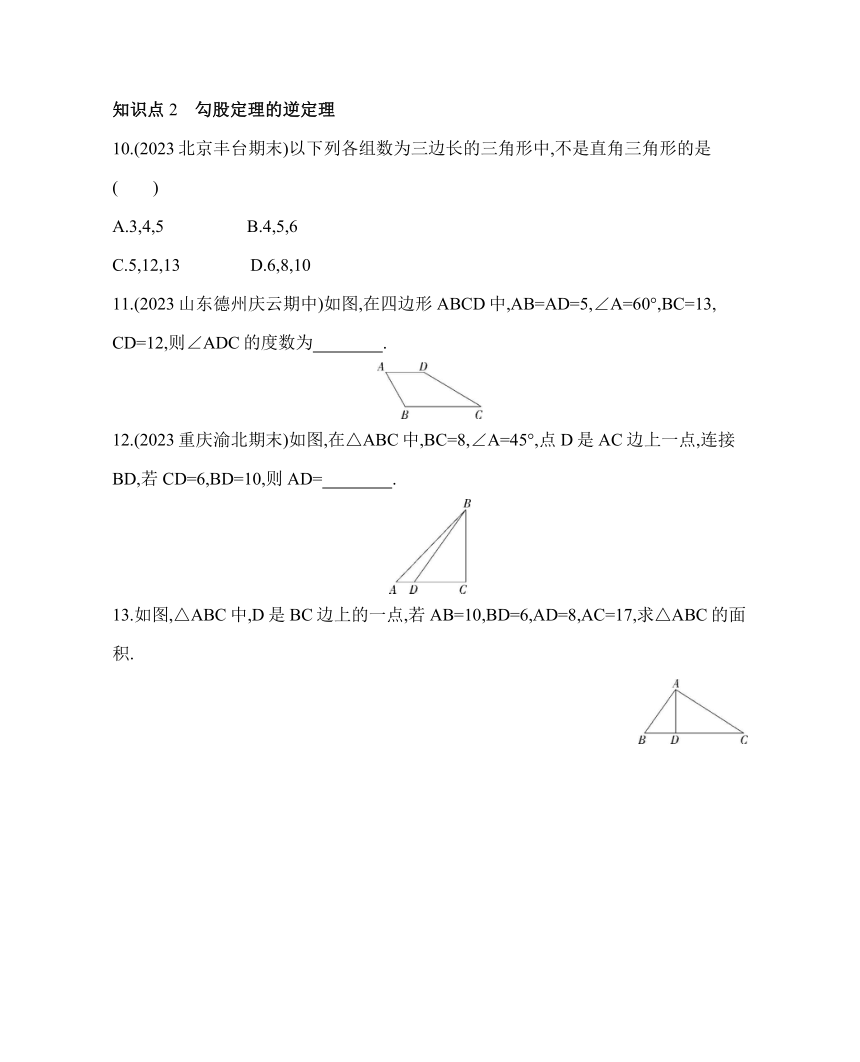 鲁教版七年级下册数学10.3　直角三角形第1课时素养提升练习（含解析）