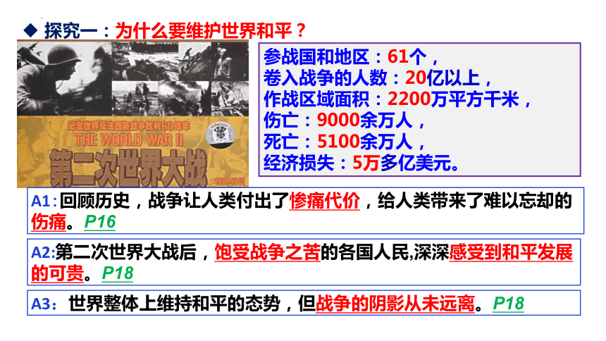 【核心素养目标】2.1 推动和平与发展 课件（23张PPT+内嵌视频）