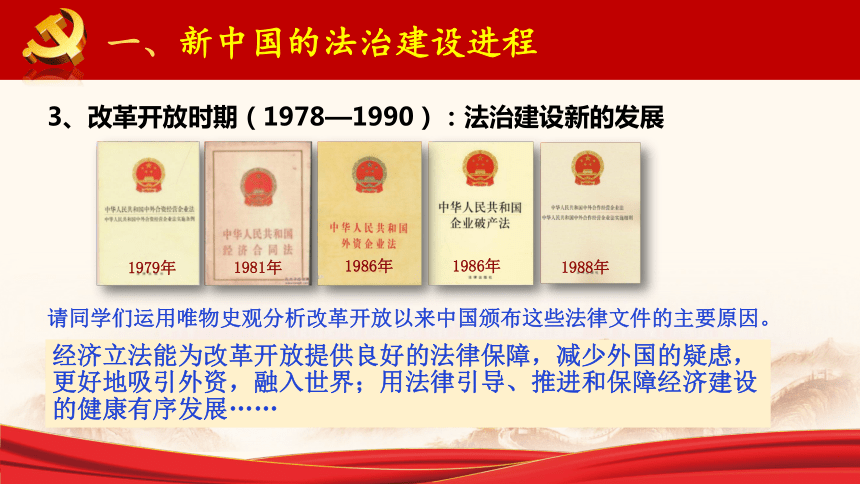 选择性必修1第10课  当代中国法治和精神文明建设 课件(共36张PPT)