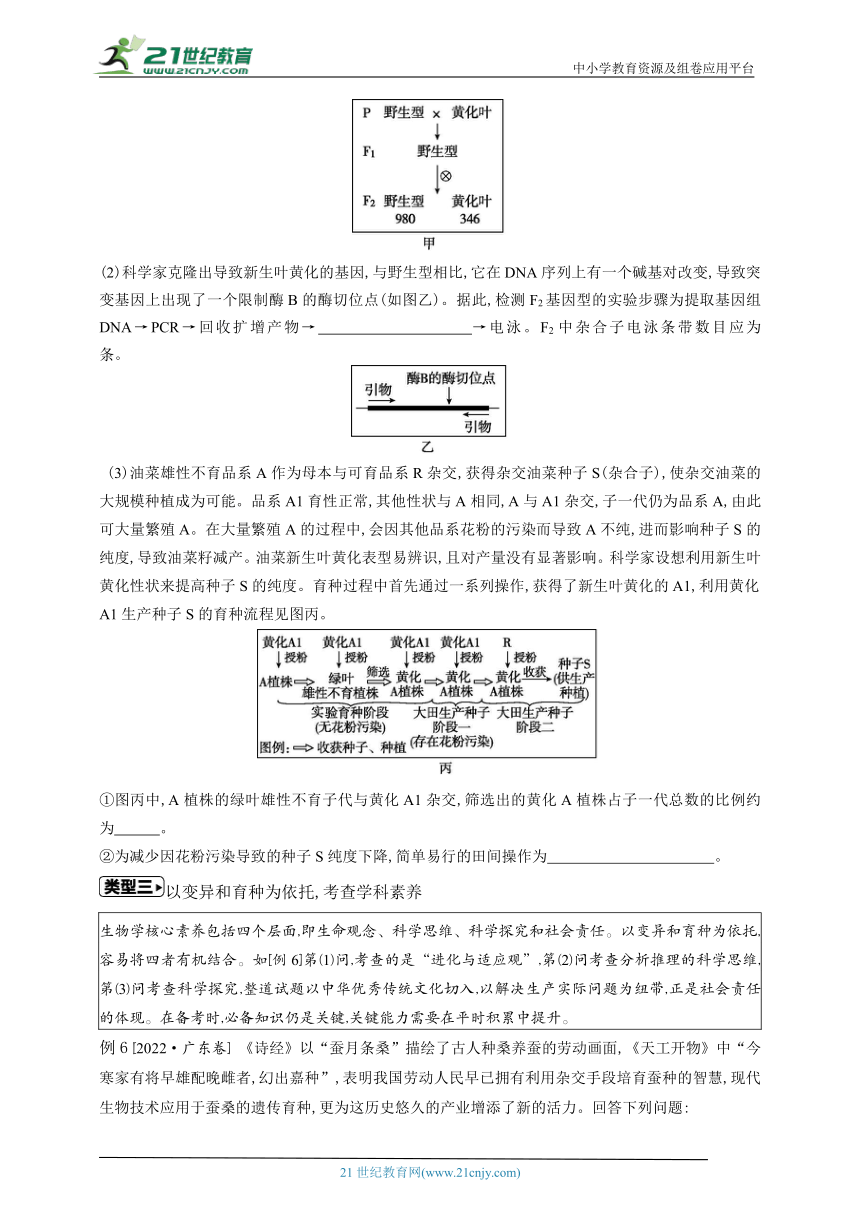 高考生物二轮复习微专题学案：6 变异在农业生产中的应用（含解析）