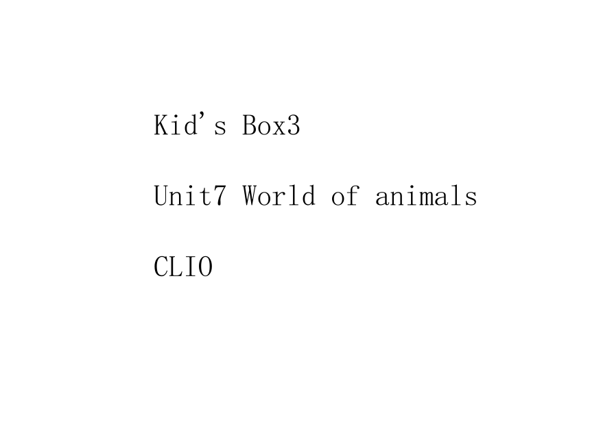 Unit7 World of animals Lesson 7 课件(共21张PPT)