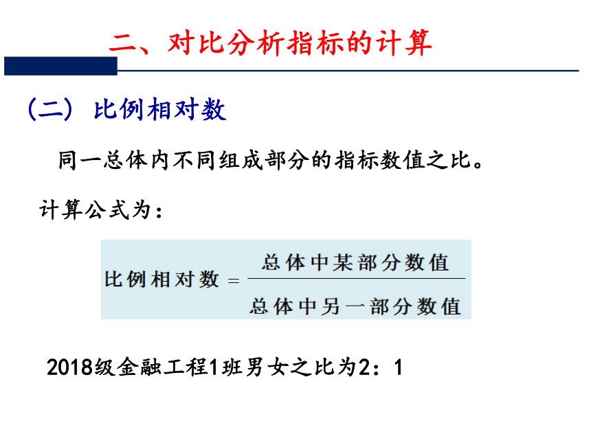 第八章  对比分析与统计指数 课件（共70张PPT）-《统计学》同步教学（电工版）