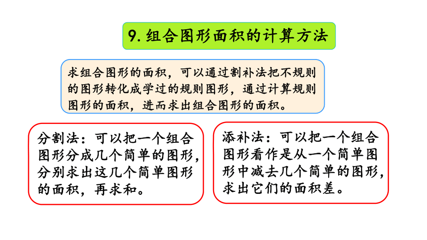 五年级上册数学苏教版2.11多边形的面积 整理与练习课件(共33张PPT)