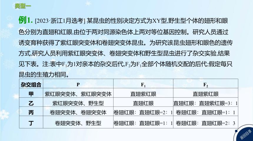 高考生物二轮复习微专题3　遗传实验分析与设计(共51张PPT)