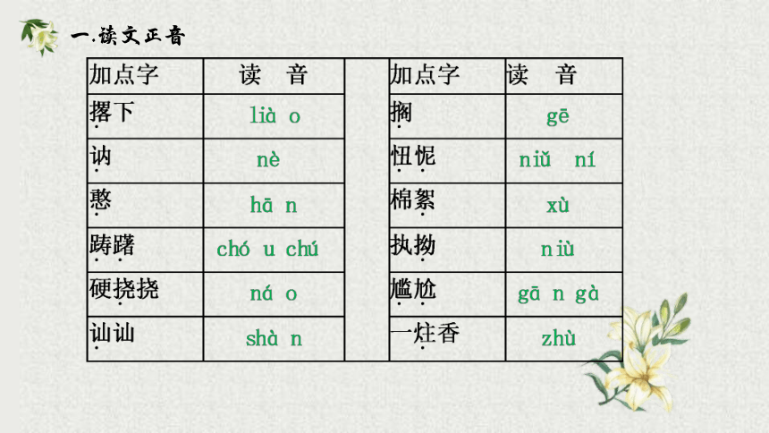 3.1《 百合花》课件   （共26张PPT）2023-2024学年统编版高中语文必修上册