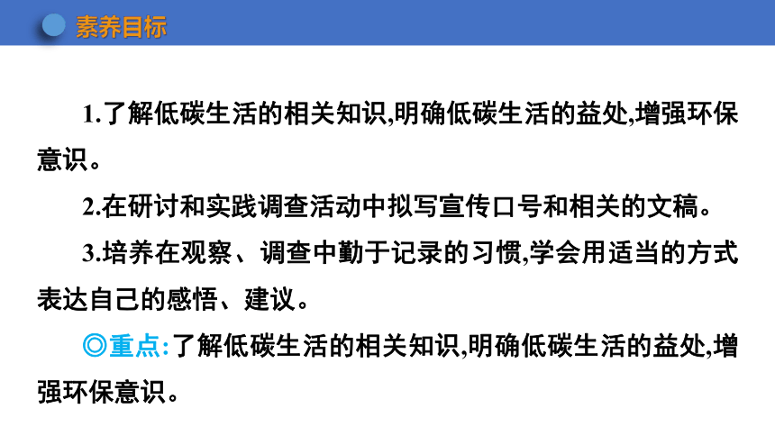 八年级下册 第二单元综合性学习 倡导低碳生活 课件（共41张ppt）