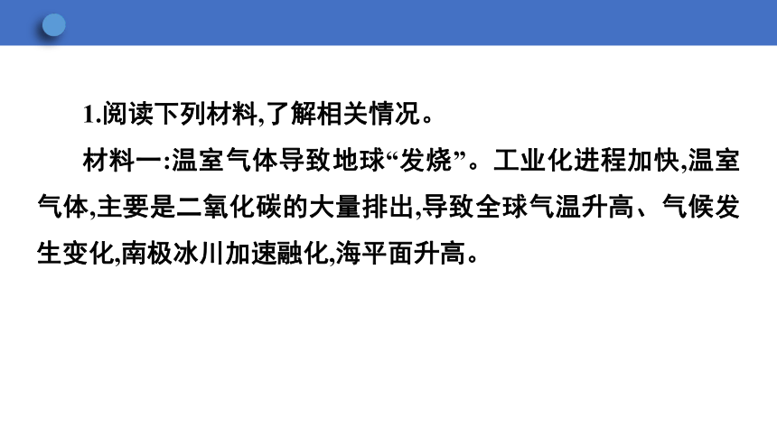 八年级下册 第二单元综合性学习 倡导低碳生活 课件（共41张ppt）