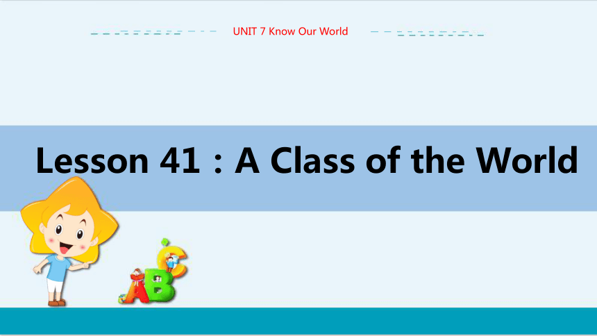 UNIT7 Lesson 41 教学课件--冀教版初中英语八年级下