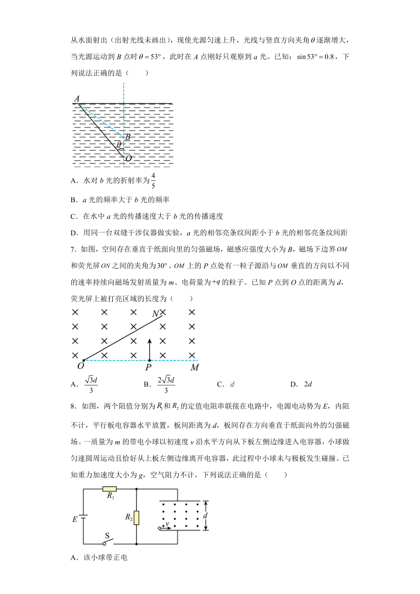 山东省青岛市城阳区2023-2024学年高二上学期期末物理试题（含解析）