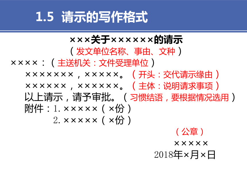 3项目三 2请示与报告 课件(共23张PPT)）-《财经应用文写作》同步教学（高教社）