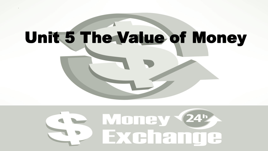 人教版（2019）必修第三册Unit 5 The Value of Money   Listening and Speaking（共32张ppt，含音频嵌入）