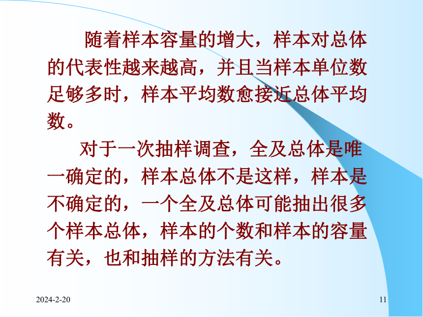 7抽样推断 课件(共60张PPT)- 《统计学理论与实务》同步教学（人民邮电版）